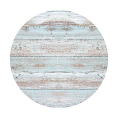 Lofaris Circle Simple Wooden Happy Birthday Backdrop For Boy