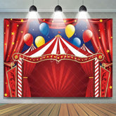 Circus Carnival Lights Stars Tent Theme Party Photo Backdrop