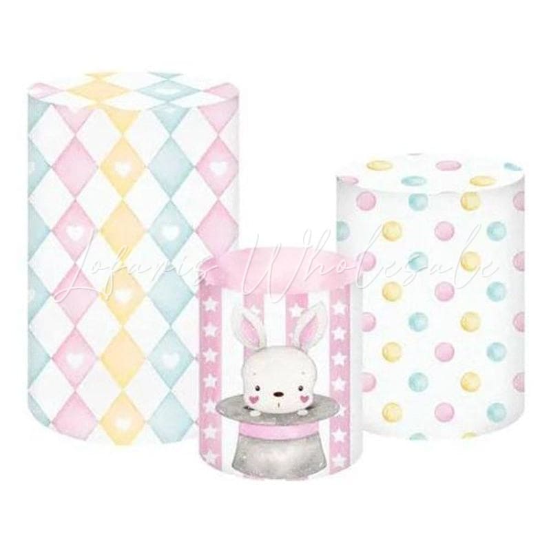 Circus Fun Entertainment Themed Cover Cylinders Kit