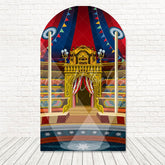Circus Tent Classic Red Style Arch Backdrop For Big Top Bash