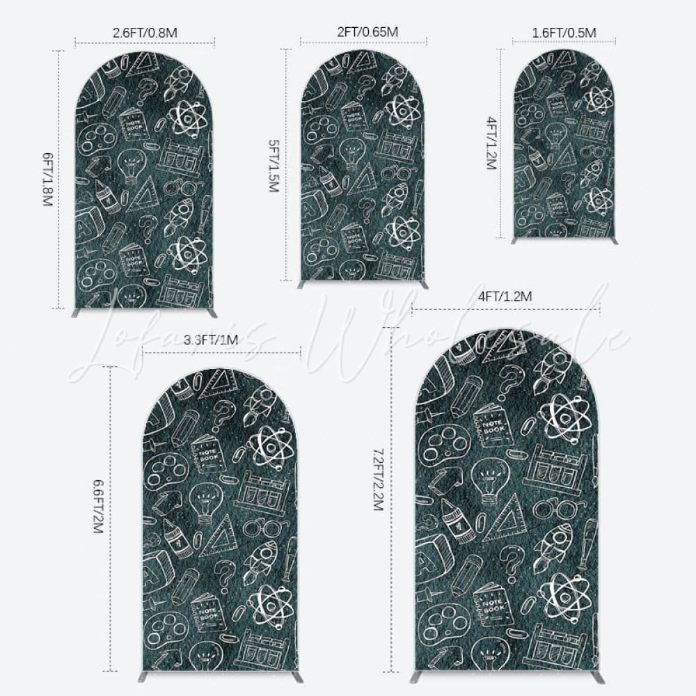 Classic Back to School Arch Backdrop for Event Display