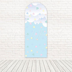 Color Love Rain Romantic Whimsical Atmosphere Arch Backdrop