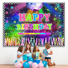 Lofaris Colored Light And Star Bokeh Birthday Party Backdrop