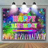 Lofaris Colored Light And Star Bokeh Birthday Party Backdrop