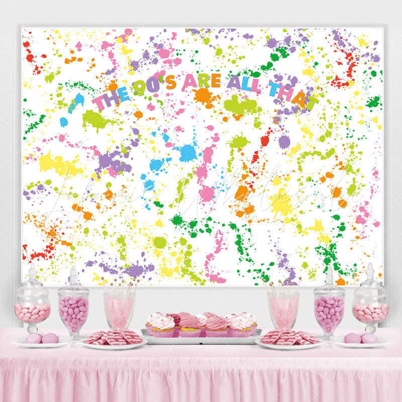 Lofaris Colored The 90s Are Or That Graffiti Backdrop For Party