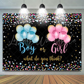 Lofaris Colorful And Glitter Balloons Baby Shower Backdrop