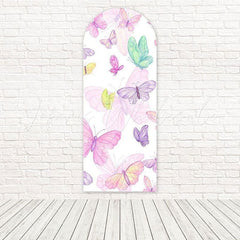 Colorful Butterflies Fantasy Arch Backdrop For Cheerful Events
