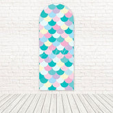 Colorful Scales Fantasy Design Fun Playful Event Arch Backdrop