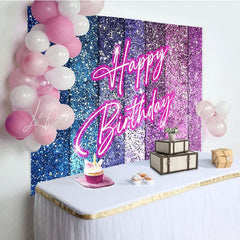 Colorful Shimmer Wall Glitter Disco Backdrop For Girls Women
