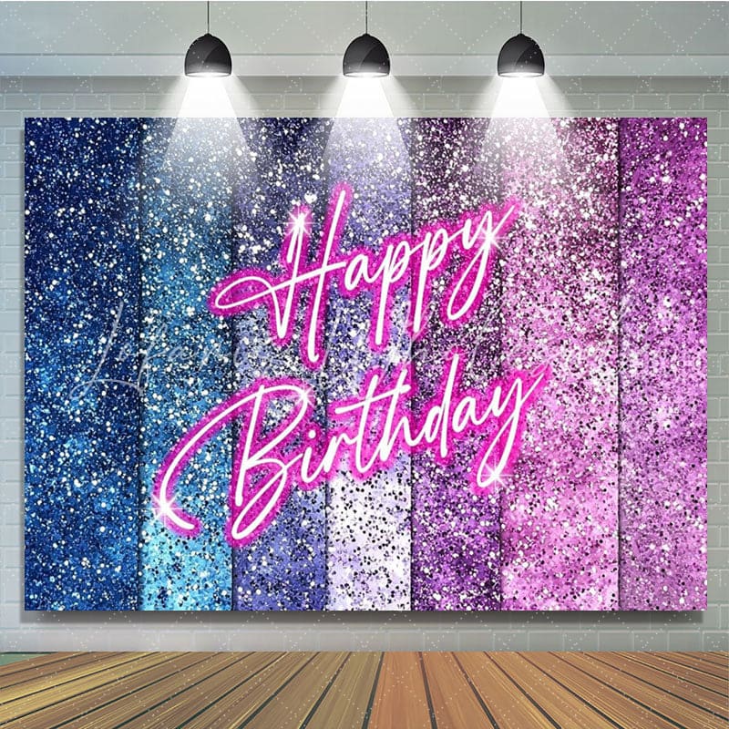 Colorful Shimmer Wall Glitter Disco Backdrop For Girls Women