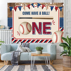 Lofaris Come And Have A Ball One Happy 1St Birthday Backdrop