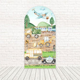 Construction Theme Arch Backdrop for Exciting and Creative Builder Events