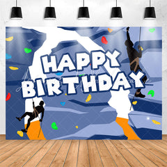 Lofaris Cool Climbing Exercises Sports Style Birthday Backdrop