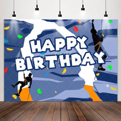 Lofaris Cool Climbing Exercises Sports Style Birthday Backdrop