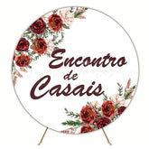 Couples’ Gathering Round Backdrop for Intimate Night Vibes