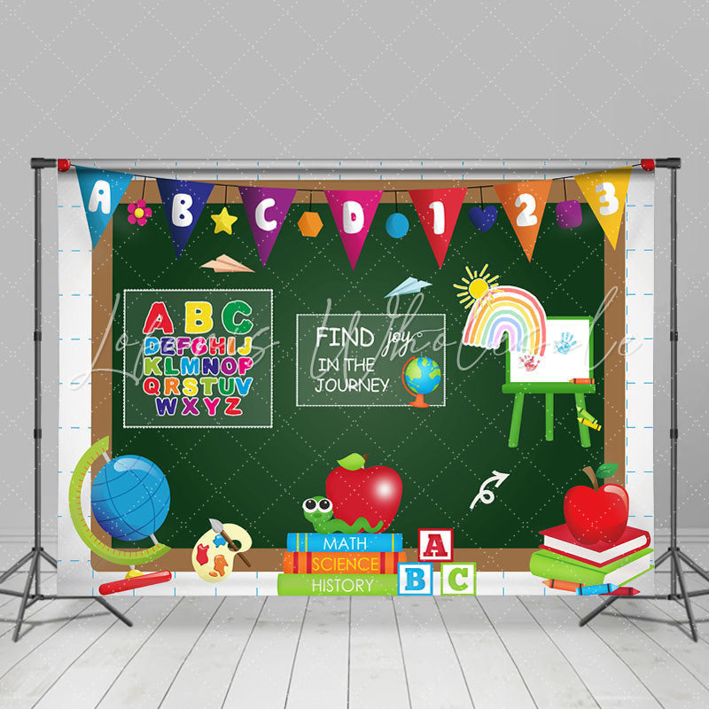 Lofaris Course Blackboard Photo Backdrop for Back to School