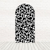 Cow Animal Print Rustic Charm Arch Backdrop For Farm Party Vibe