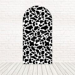 Cow Animal Print Rustic Charm Arch Backdrop For Farm Party Vibe