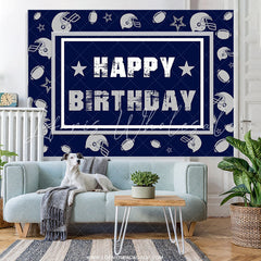 Lofaris Cowboy All-Star Theme Happy Birthday Backdrop For Boy