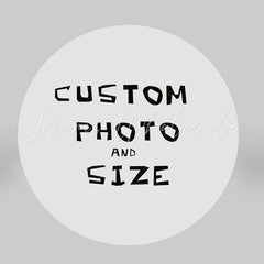 Lofaris Custom Photo Theme Party Round Backdrop