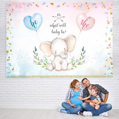 Lofaris Cute And Lovely Elephant Gender Reveal Baby Shower