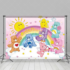 Cute Care Bear Birthday Party Backdrop For Indoor Party Supplies