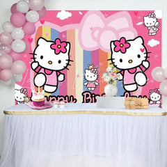 Cute Cat Super Kitties Birthday Party Backdrop