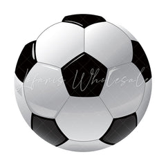 Lofaris Cute Football Themed Round Backdrop For Birthday Party