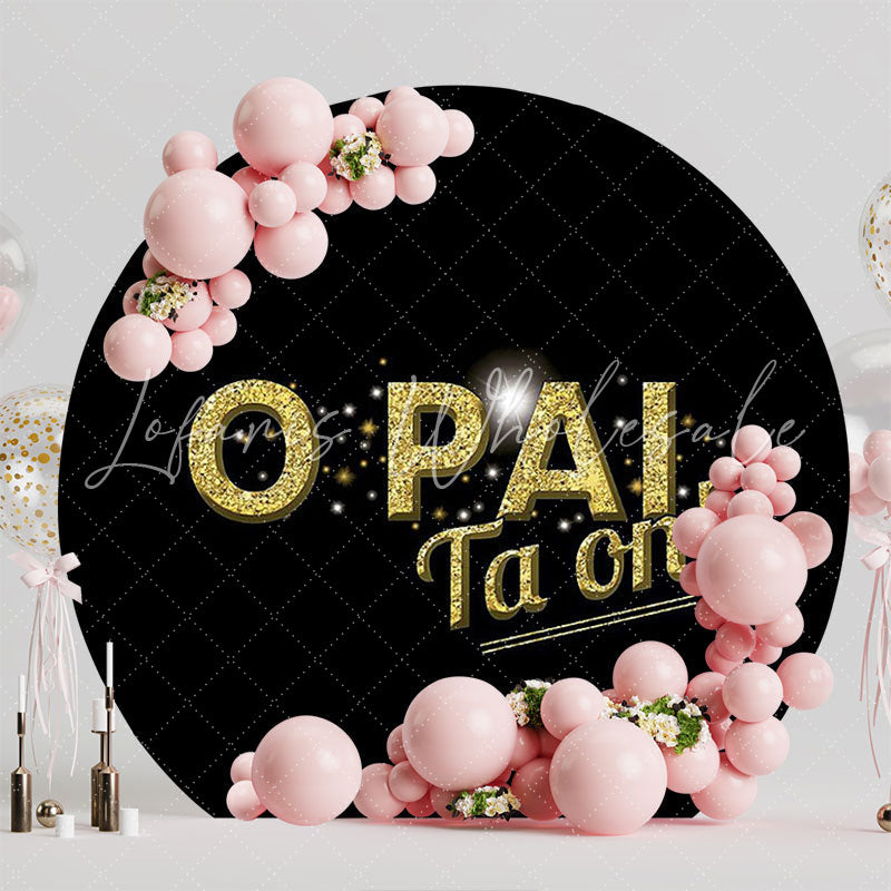 Dad’s On Round Backdrop for Father¡¯s Day Fun Celebration