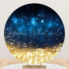 Lofaris Dark Night Theme With Shiny Golden Round Backdrop