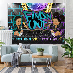 Lofaris Dazzle Light Gender Reveal Baby Shower Backdrop