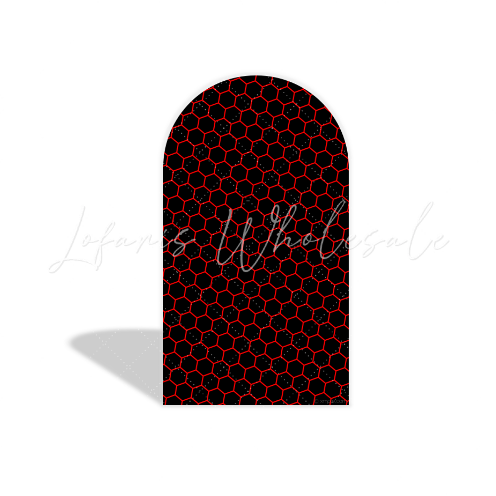 Deadpool Theme Birthday Party Arch Backdrop Wall Cloth Cover