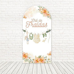 Diaper Shower Cute Baby Arch Backdrop For Baby Shower Celebration