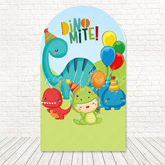 Dino Mite Roar Party Theme Arch Backdrop For Baby Dino Bash
