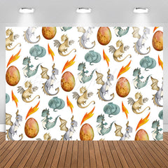 Lofaris Dinosaurs Egg Birthday Party Backdrop For Kids