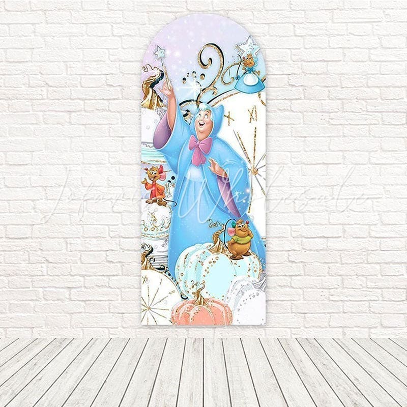 Disney Princess Cinderella Fairy Tale Dream Event Arch Backdrop