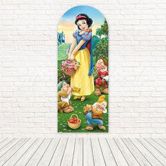 Disney Snow White Seven Dwarfs Charm Arch Backdrop For Princess Story
