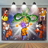 Dragon Ball Backdrop For Children Birthday Party Decoration