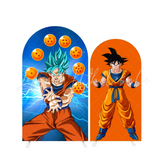 Dragon Ball Theme Birthday Party Arch Backdrop Wall Cloth Cover