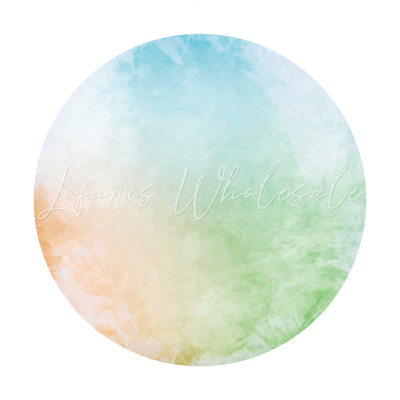 Lofaris Dreamy Colorful Circle Backdrop For Many Party Event