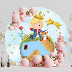 Dreamy The Little Prince Round Backdrop For Magical Celebration