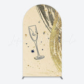 Elegant New Year Arch Backdrop for Festive Party Look