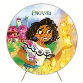 Encanto Mirabel Magic Round Backdrop For Fairytale Party Theme