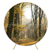 Enchanted Forest Fantasy Round Backdrop For Fairytale Party Decor