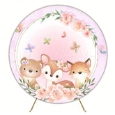 Enchanted Forest Magic Round Backdrop For Fairytale Celebrations