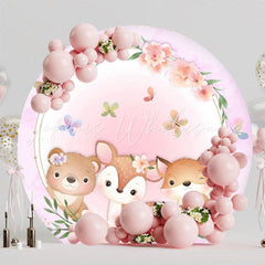 Enchanted Forest Magic Round Backdrop For Fairytale Celebrations