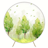 Enchanted Forest Magic Round Backdrop For Fairytale Events