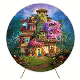 Enchanting Encanto Mirabel Round Backdrop For Magical Kids Party Fun