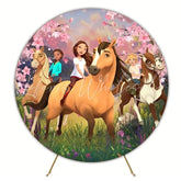 Enchanting Spirit Round Backdrop For Magical Celebration