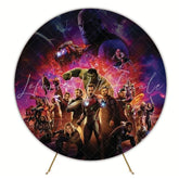 Epic Avengers Super Heroes Round Backdrop For Fun Party